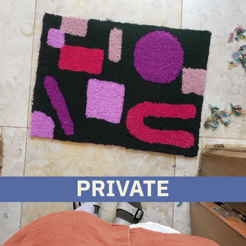 (50*65cm) DOOR MAT 3-Day PRIVATE TUFT Workshop - EGYPT (FULL EXPERIENCE)