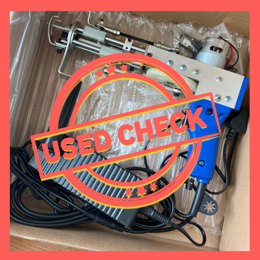 Used Tufting Gun Inspection & Condition Check خدمة كشف حالة مسدسات التافت المستعملة