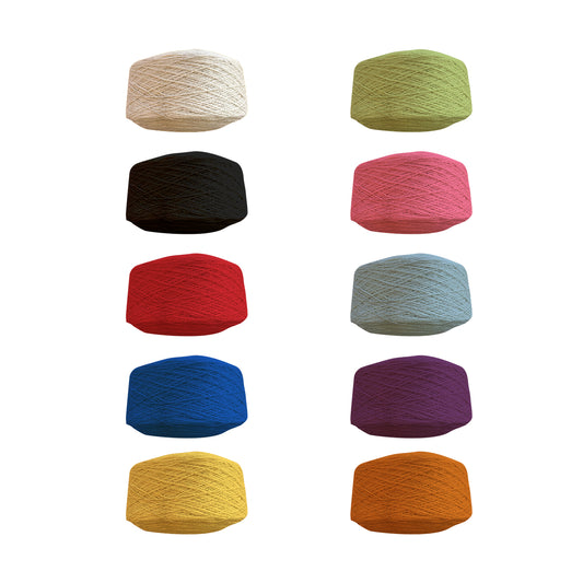 10 Color Yarn Backage - Tufting Yarn - Egypt